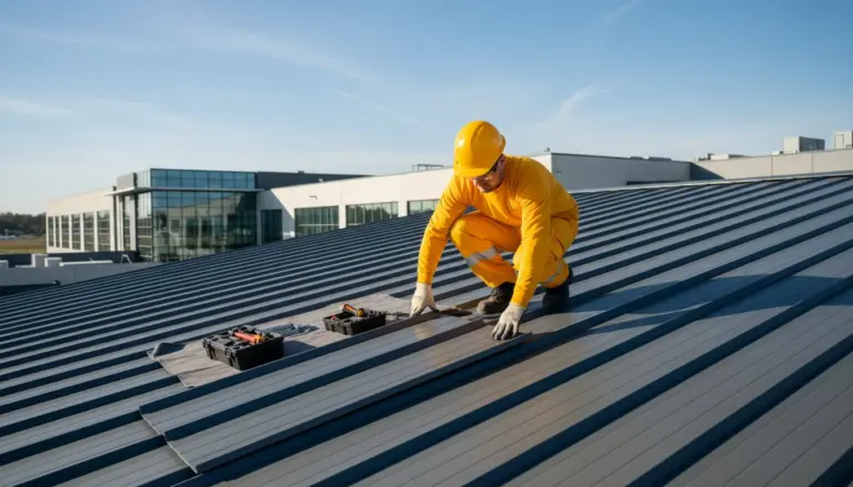 Metal roofing installation in Dublin, OH 